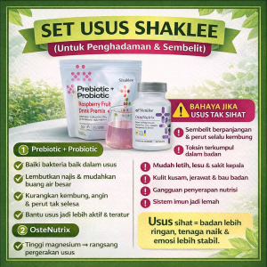 Set Usus Shaklee Untuk Masalah Usus & Penghadaman